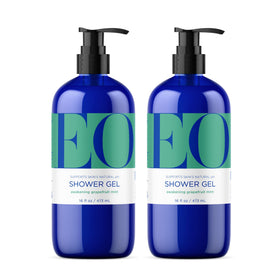 EO front packaging showing two 16 ounce bottles and fresh citrus benefit