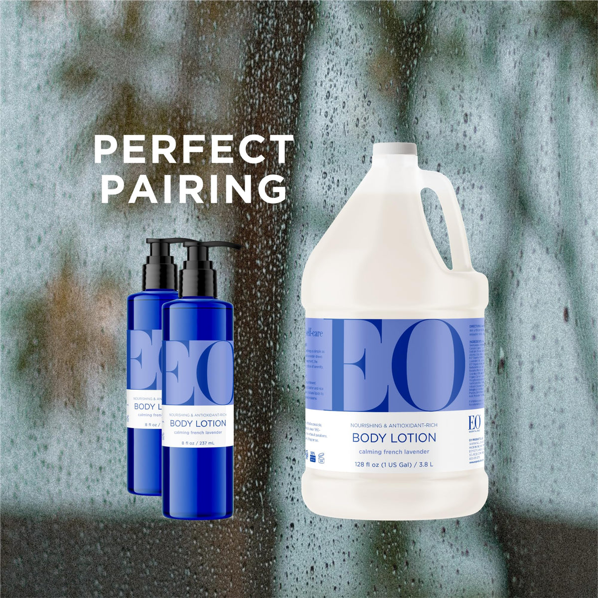 EO label close-up highlighting botanical ingredients and transparency benefit