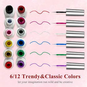 eodci color swatches on wheel demonstrating vibrant pigments and contrasts