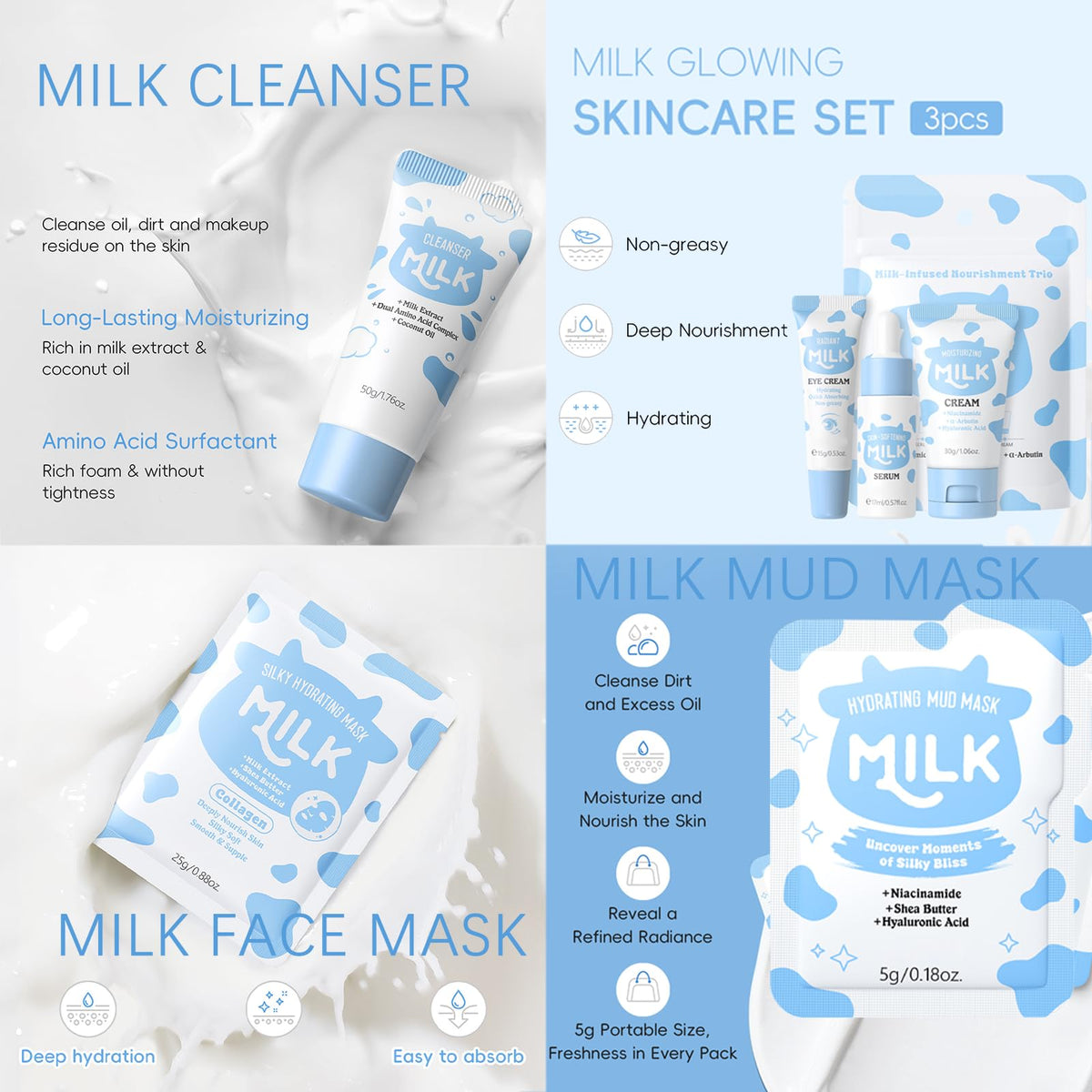 EONFAVE all 19 items laid out to show kit contents and simple routine