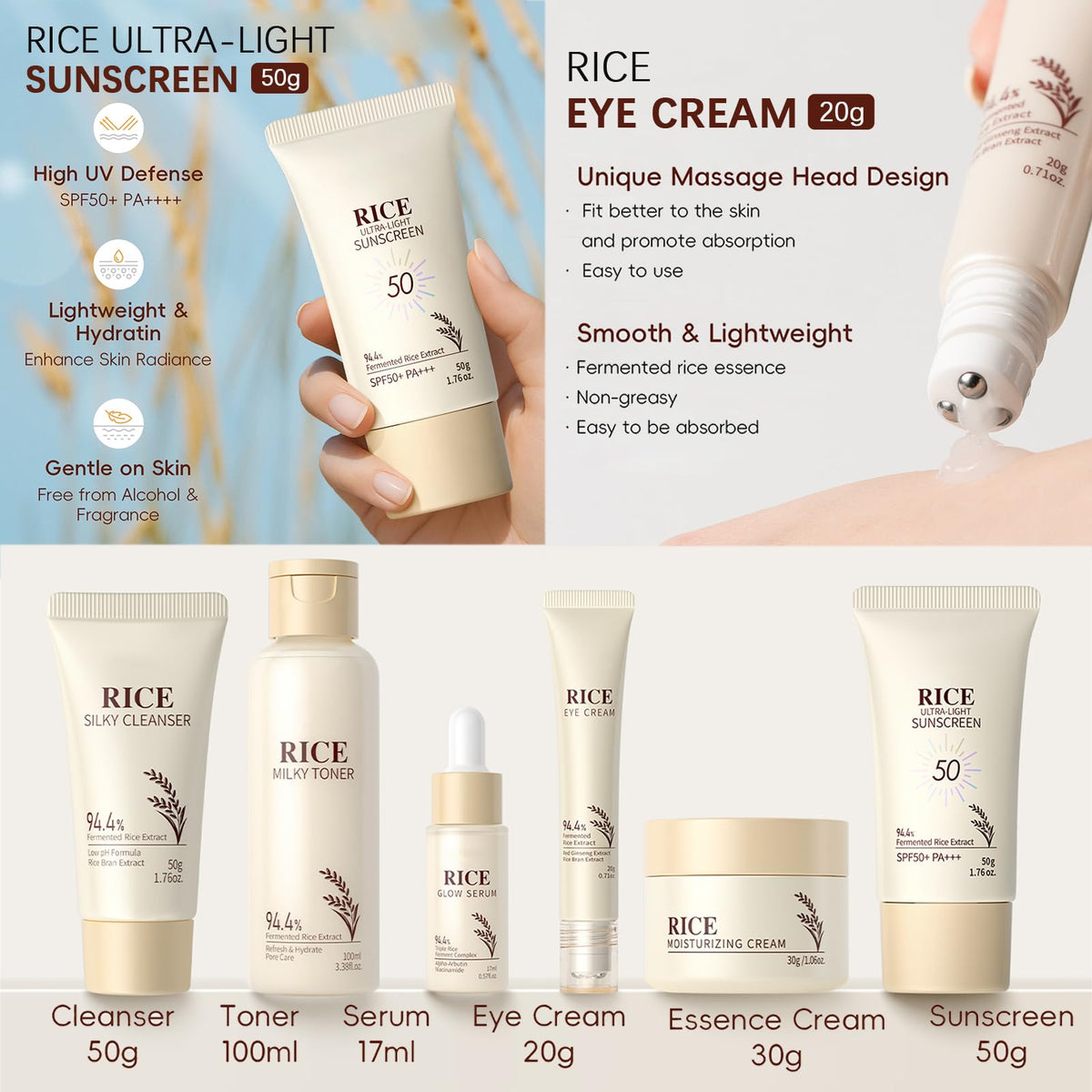 EONFAVE face cream texture close-up demonstrating rich hydration and smooth finish