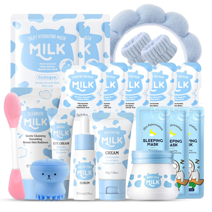 EONFAVE front packaging showing the milk kids skincare set, ideal for gifting