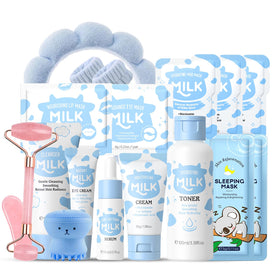 EONFAVE front packaging showing full milk skincare set for gifting