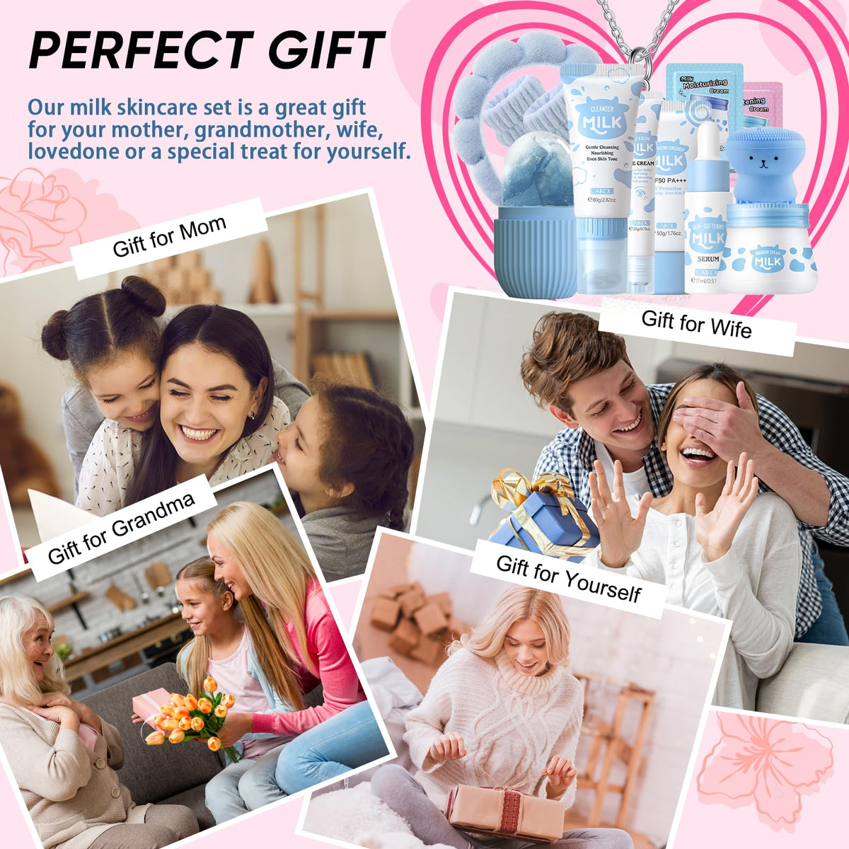 EONFAVE teen girl using set at mirror promoting confident daily care