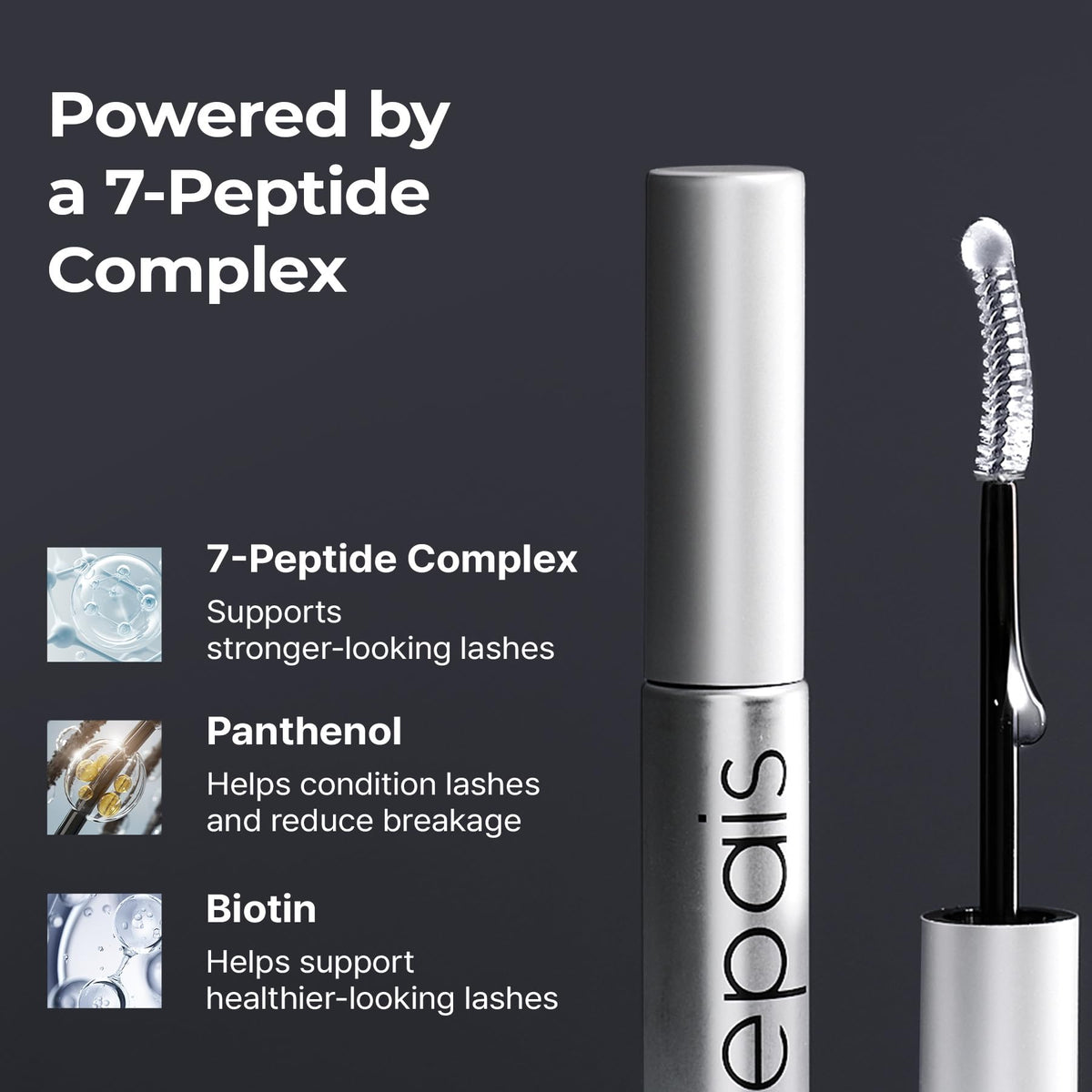 EPAIS 30ml bottle beside ruler to show scale and generous supply benefit