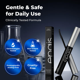 EPAIS brush applying serum for precise, tinting and conditioning