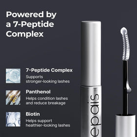 EPAIS bottle beside ruler showing 15ml size and long-lasting supply benefit