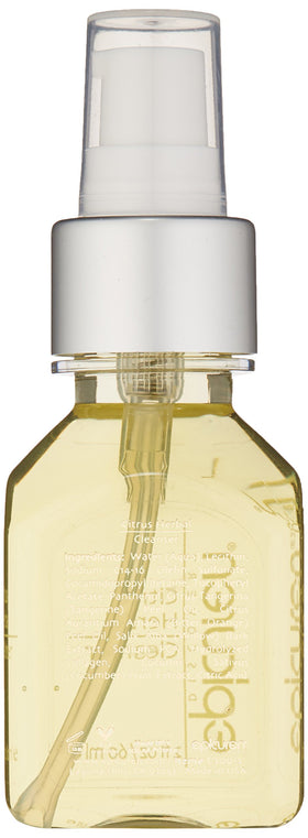 Epicuren Discovery cleanser in bathroom setting illustrating travel-ready size and refreshing use