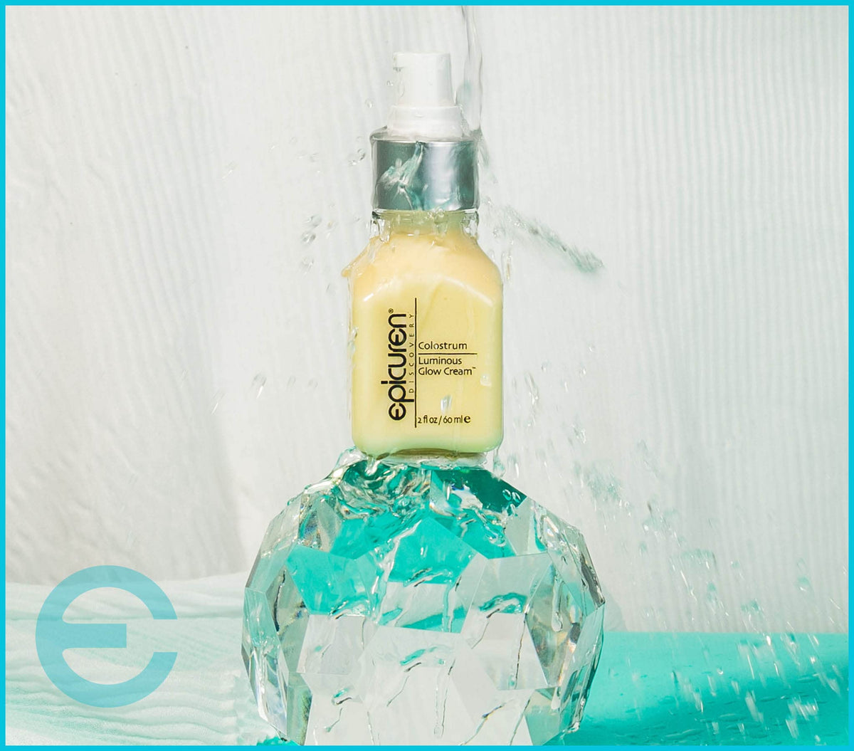 epicuren DISCOVERY aloe leaf and citrus peel highlighting natural ingredients and soothing benefit