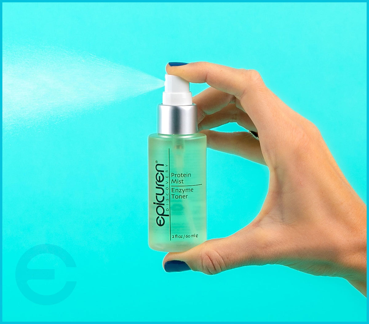 epicuren discovery mist on bathroom shelf showing daily routine convenience
