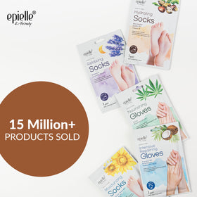Epielle close-up of moisturizing sock fabric showing comfort and seal