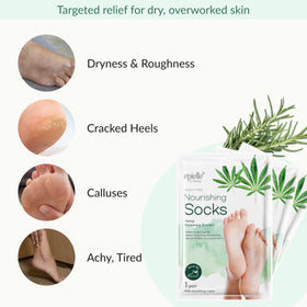 Epielle socks worn on feet demonstrating comfortable wear during daily tasks