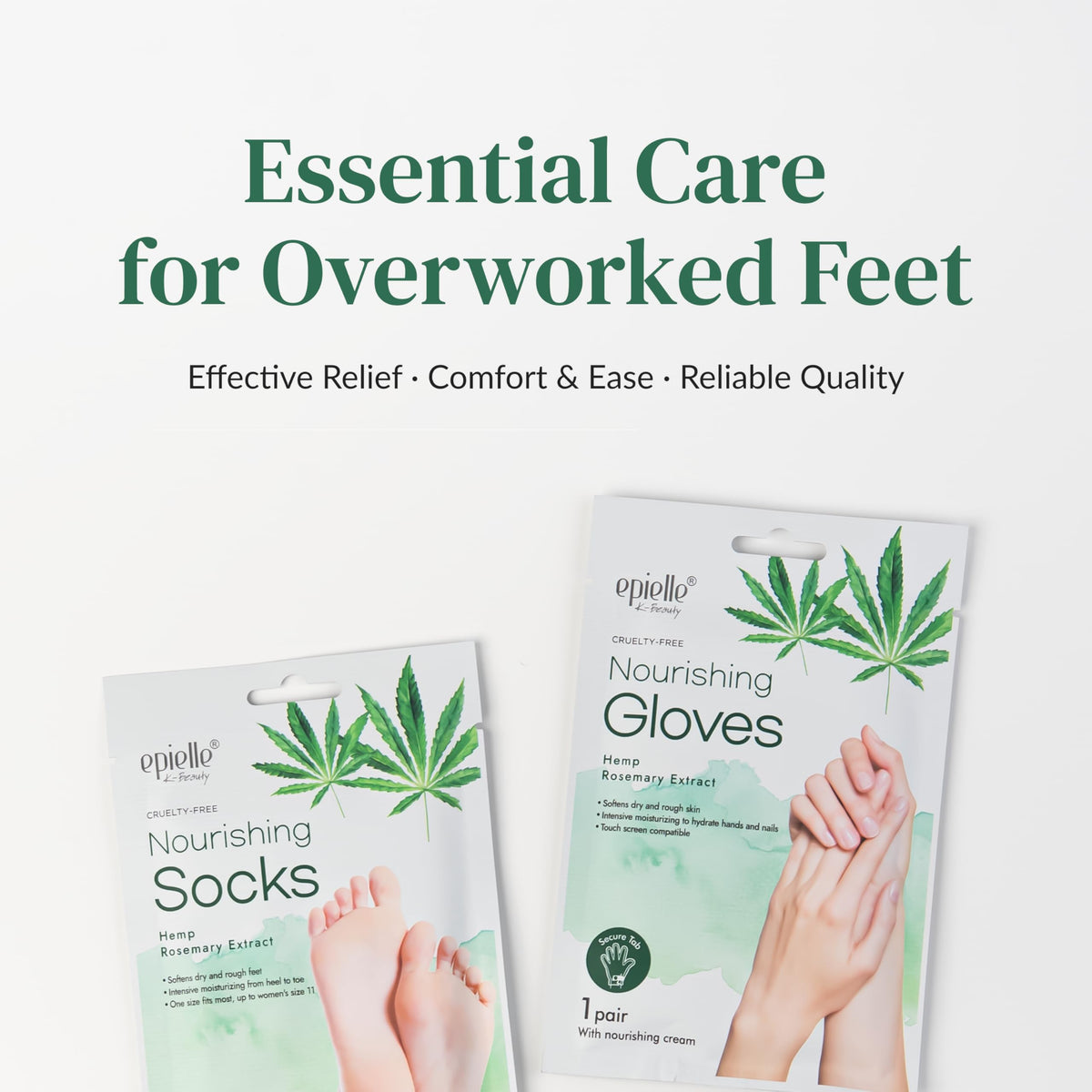 Epielle lifestyle spa scene showing relaxing at-home foot treatment benefits