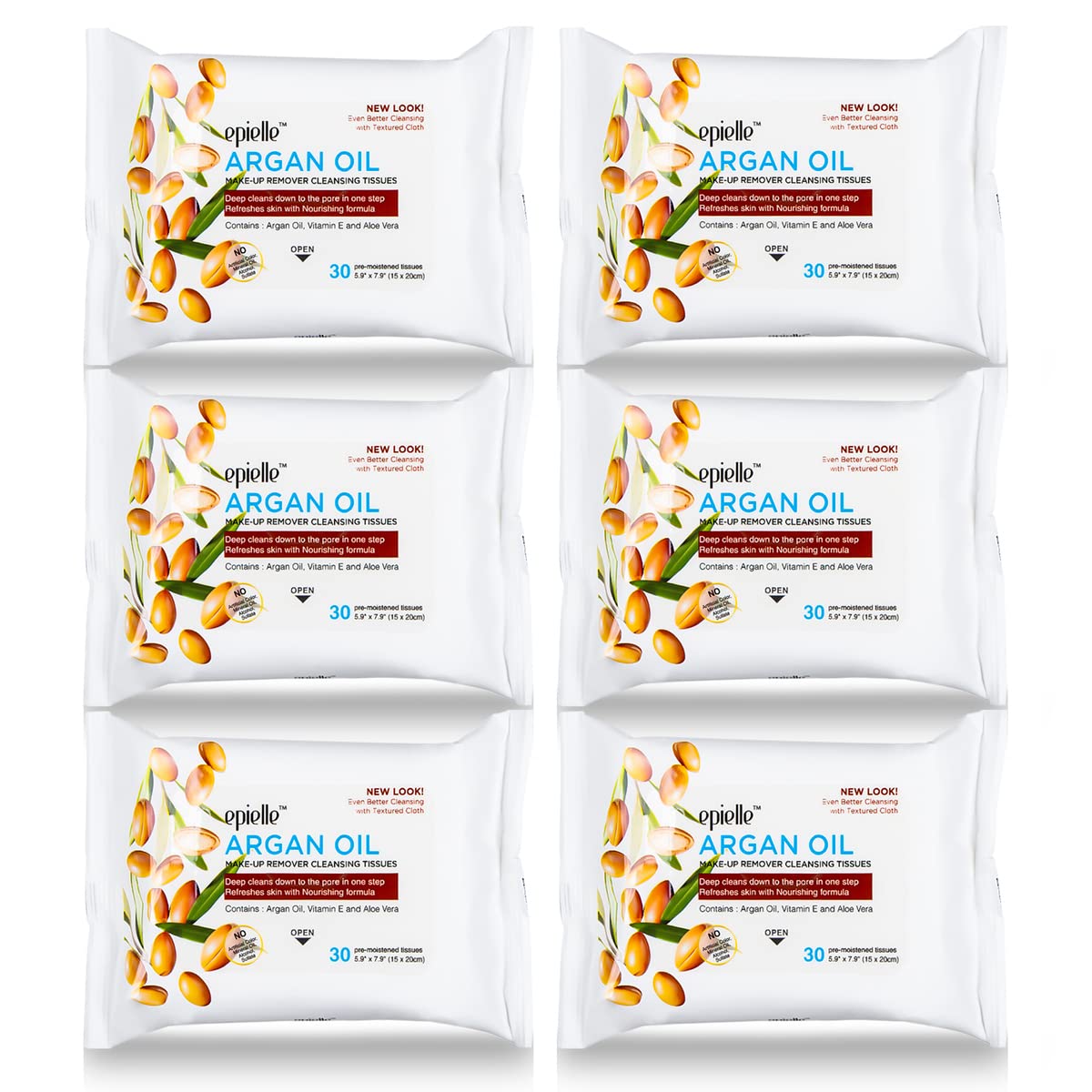 Epielle front pack view showing branding and 30-count label for easy recognition and convenience