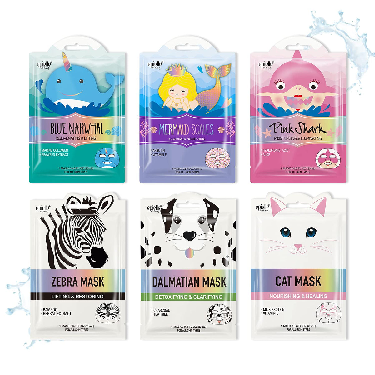 Epielle front packaging showing colorful characters and gift-ready design benefit
