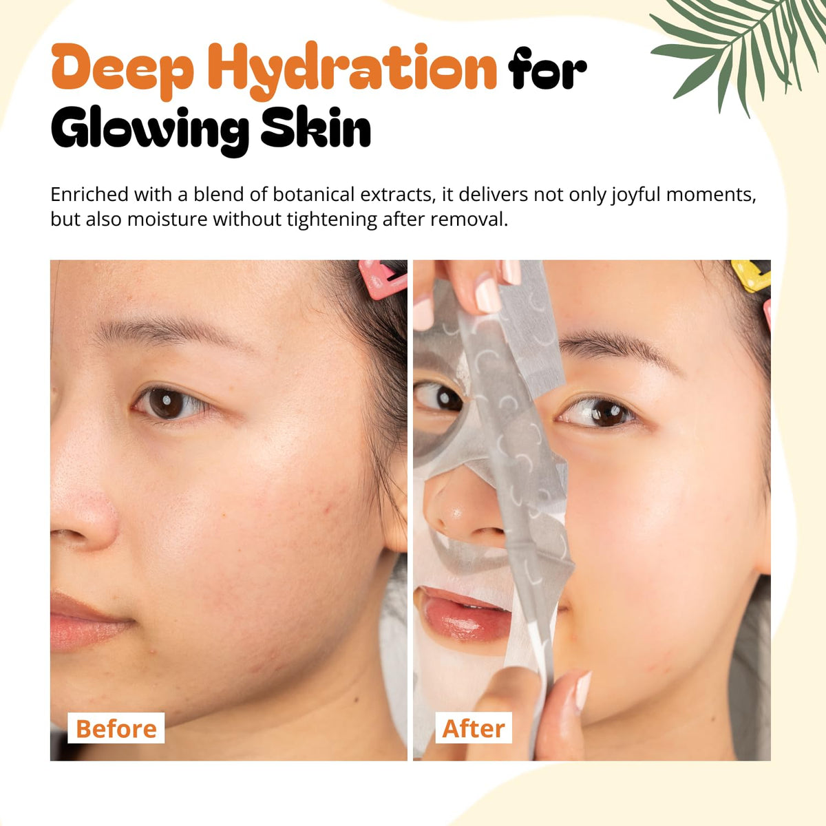Epielle mask in use on a woman relaxing to show quick at-home pampering