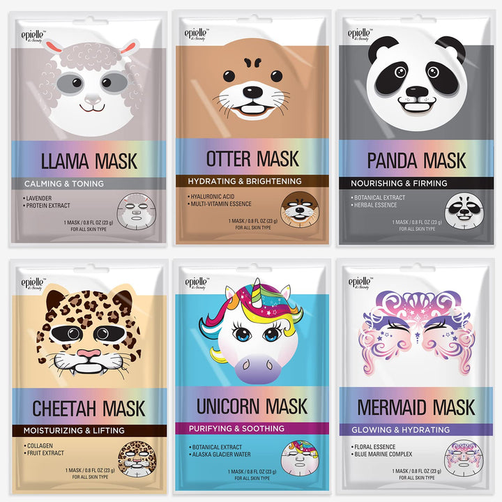 Epielle front packaging showing the six-pack and playful characters for gifting