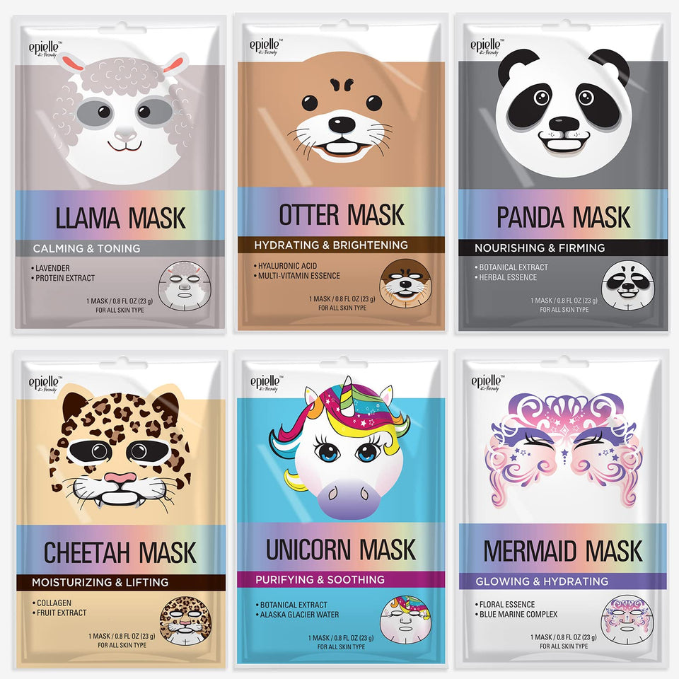 Epielle front packaging showing the six-pack and playful characters for gifting