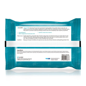 Epielle open pack with a wipe pulled out demonstrating texture benefit