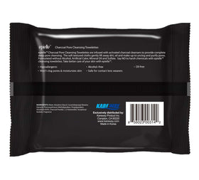 Epielle close-up of charcoal fiber texture for deep cleanse