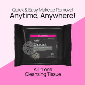 Epielle wipe removing waterproof mascara gently from eye
