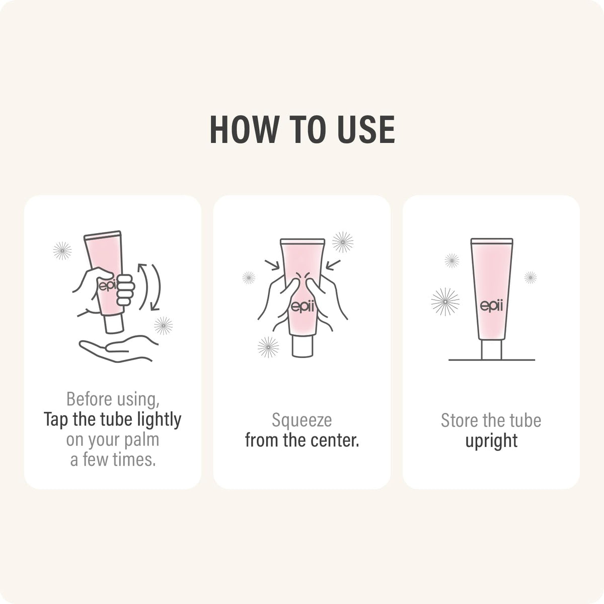 epii 50mL jar next to common objects showing true size for accurate expectations