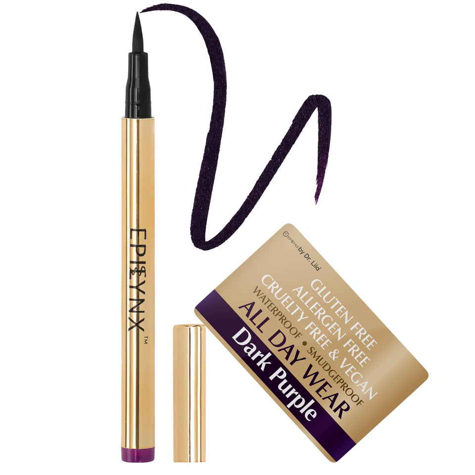 EPILYNX front packaging showing dark purple pen and benefits