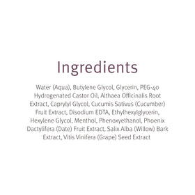 Ingredient label close-up on Epionce bottle highlighting clean formula