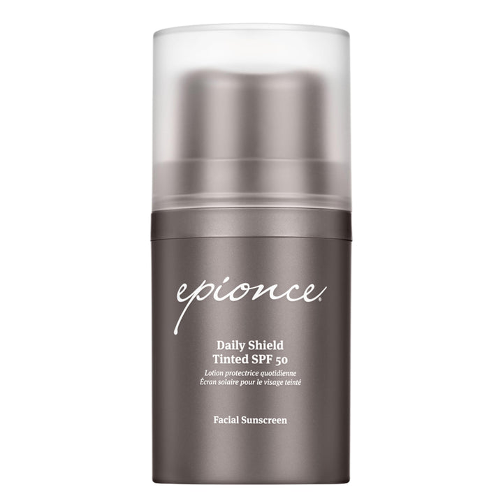 Epionce front packaging showing product and SPF 50 protection benefit
