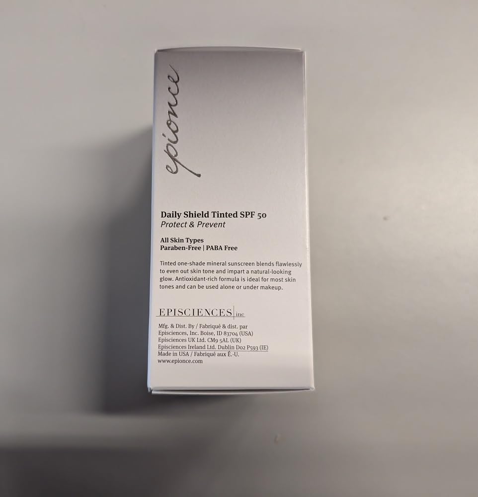 Epionce on a bathroom vanity showing everyday routine convenience benefit