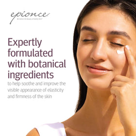 Epionce label and ingredients view showing dermatologist-formulated transparency