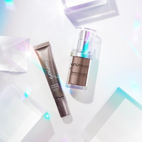 Epionce cream on model's under-eye showing refreshed, rested-looking results