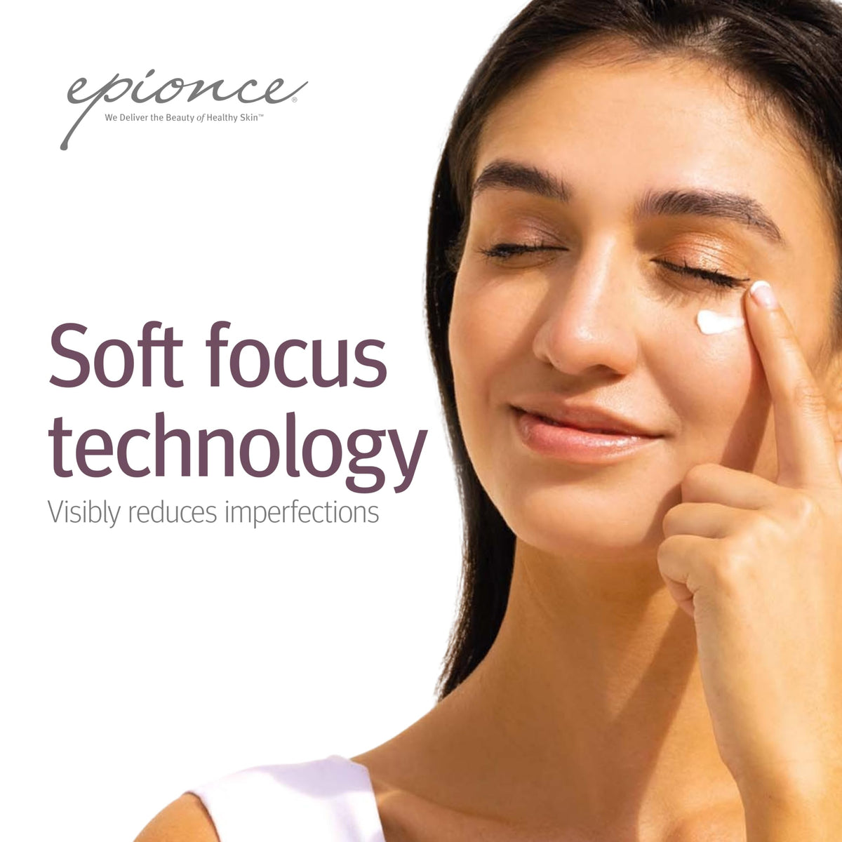 Epionce eye cream next to a coin for size comparison and travel-friendly portability
