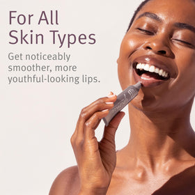 Epionce creamy lip serum texture close-up showing smooth glide