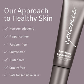 Epionce used as primer under lipstick for longer-lasting color