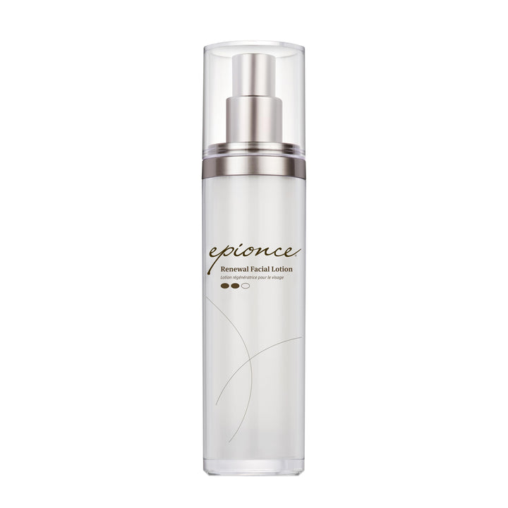 Epionce front packaging showing lotion bottle and brand benefit