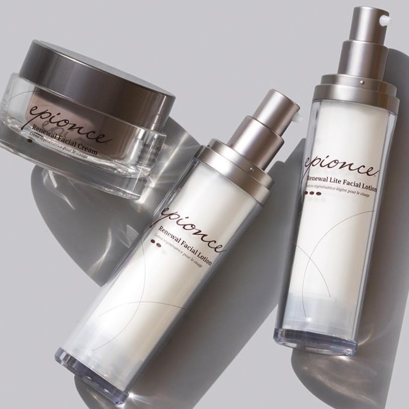 Epionce label close-up showing dermatologist-developed, fragrance-free benefit