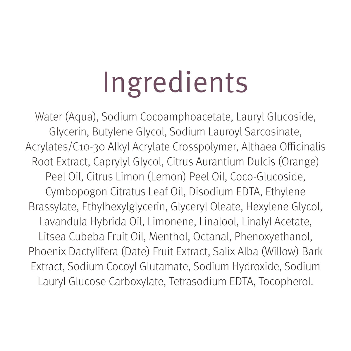 Epionce lytic gel cleanser label close-up highlighting ingredient and claims