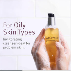 Epionce lytic gel cleanser pump action dispensing controlled amount benefit