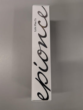 Epionce Lytic Tx in hand to show size and travel-friendly benefit