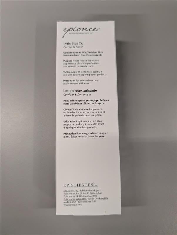Epionce Lytic Tx in morning routine scene illustrating non-irritating wear