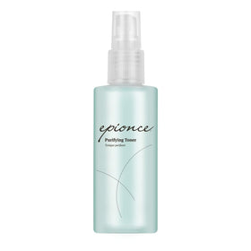 Epionce front bottle showing purifying toner packaging and benefits