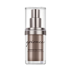 Epionce renewal eye cream front packaging shows tube and box, conveying quality