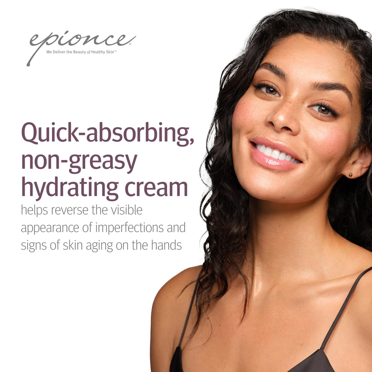 Epionce on bathroom counter lifestyle scene showing daily routine benefit
