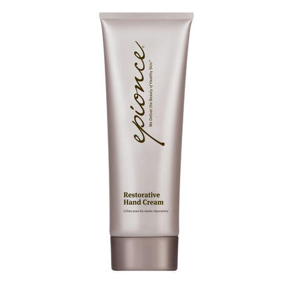 Epionce front packaging showing hand cream tube and clear benefit
