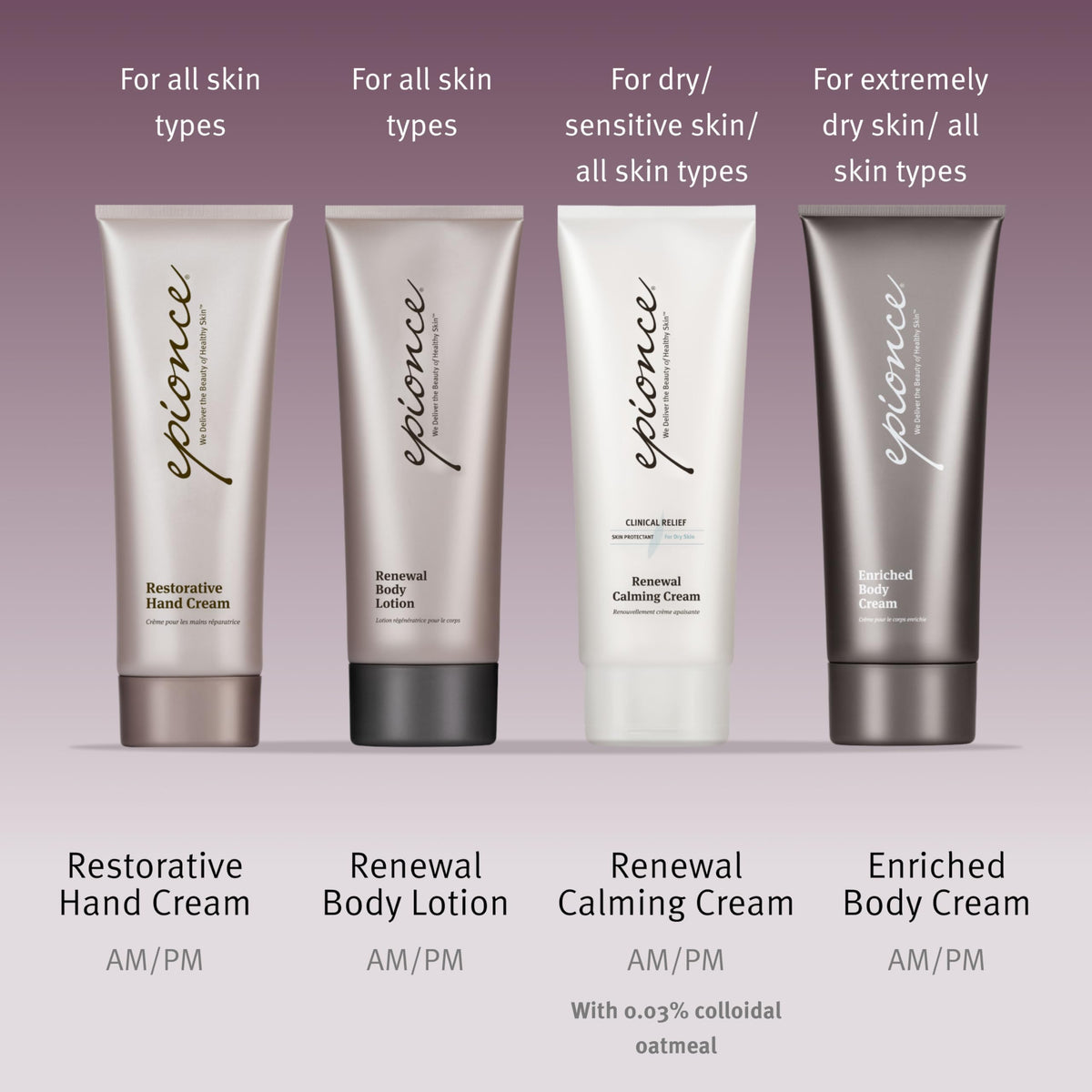 Epionce tube held in hand showing size and travel-friendly benefit