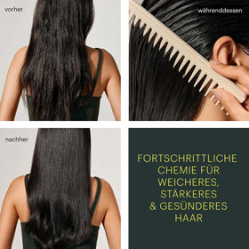 epres treated hair ends looking smoother and reduced frizz