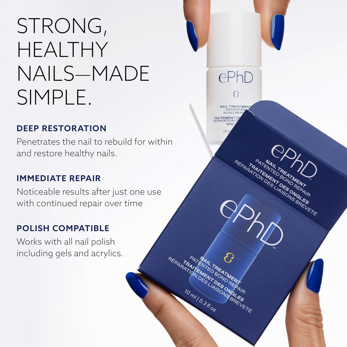 epres ePhD label and ingredient list showing patented formula transparency
