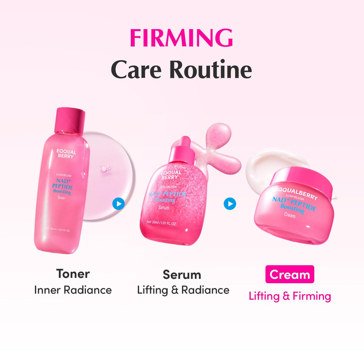 EQQUALBERRY on a bathroom shelf in lifestyle scene conveying daily routine convenience benefit