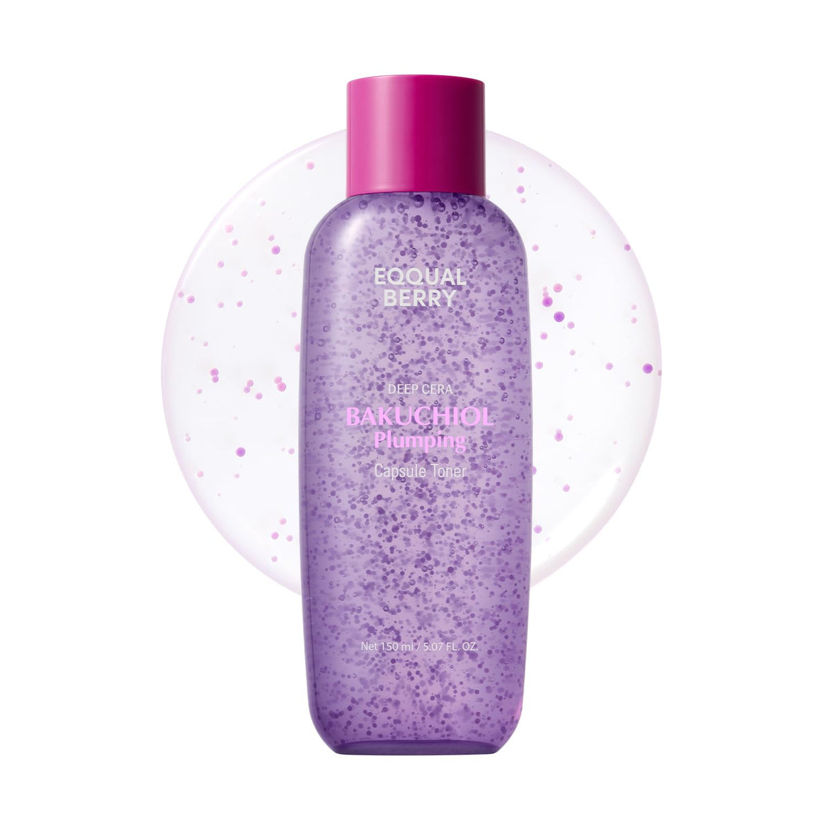 EQQUALBERRY front bottle image showing sleek packaging and clear toner benefits